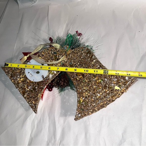 Lighted Color Changing Christmas Bells Gold Bells - Picture 10 of 11